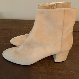 Size 8 Cream Suede Brunomagli Booties